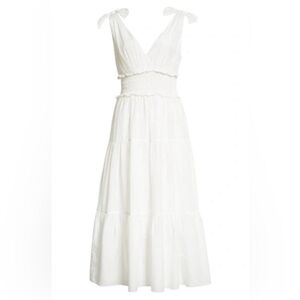 Cinq à Sept Tamar Tiered Smocked Dress